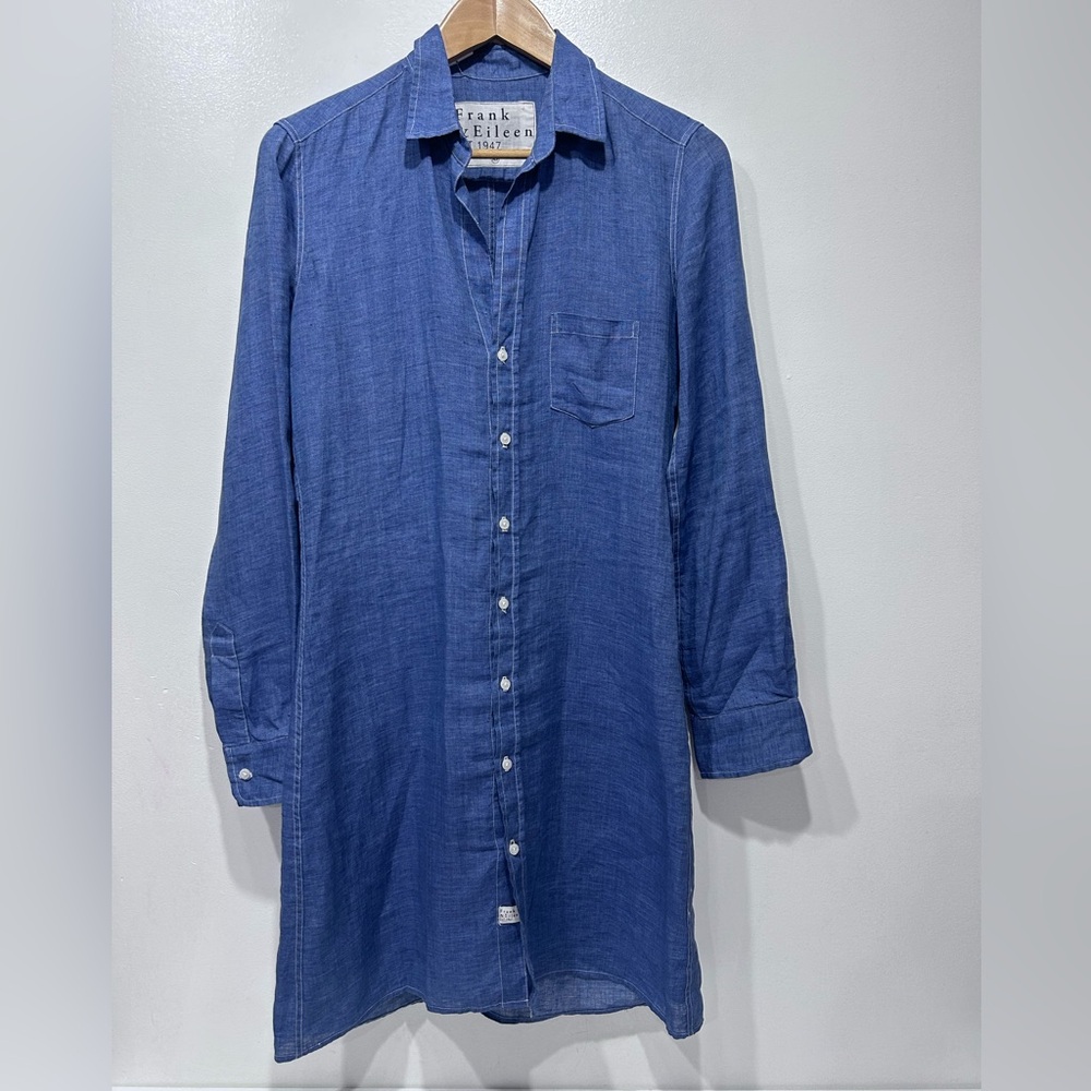 Frank & Eileen Blue Women's Dress - Picture 5 of 11
